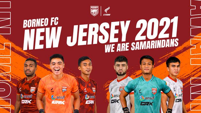 Borneo FC Luncurkan Jersey Baru Musim Ini, Begini Penampakannya 